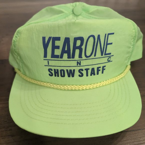 VINTAGE NEON NYLON HAT - Picture 2 of 3